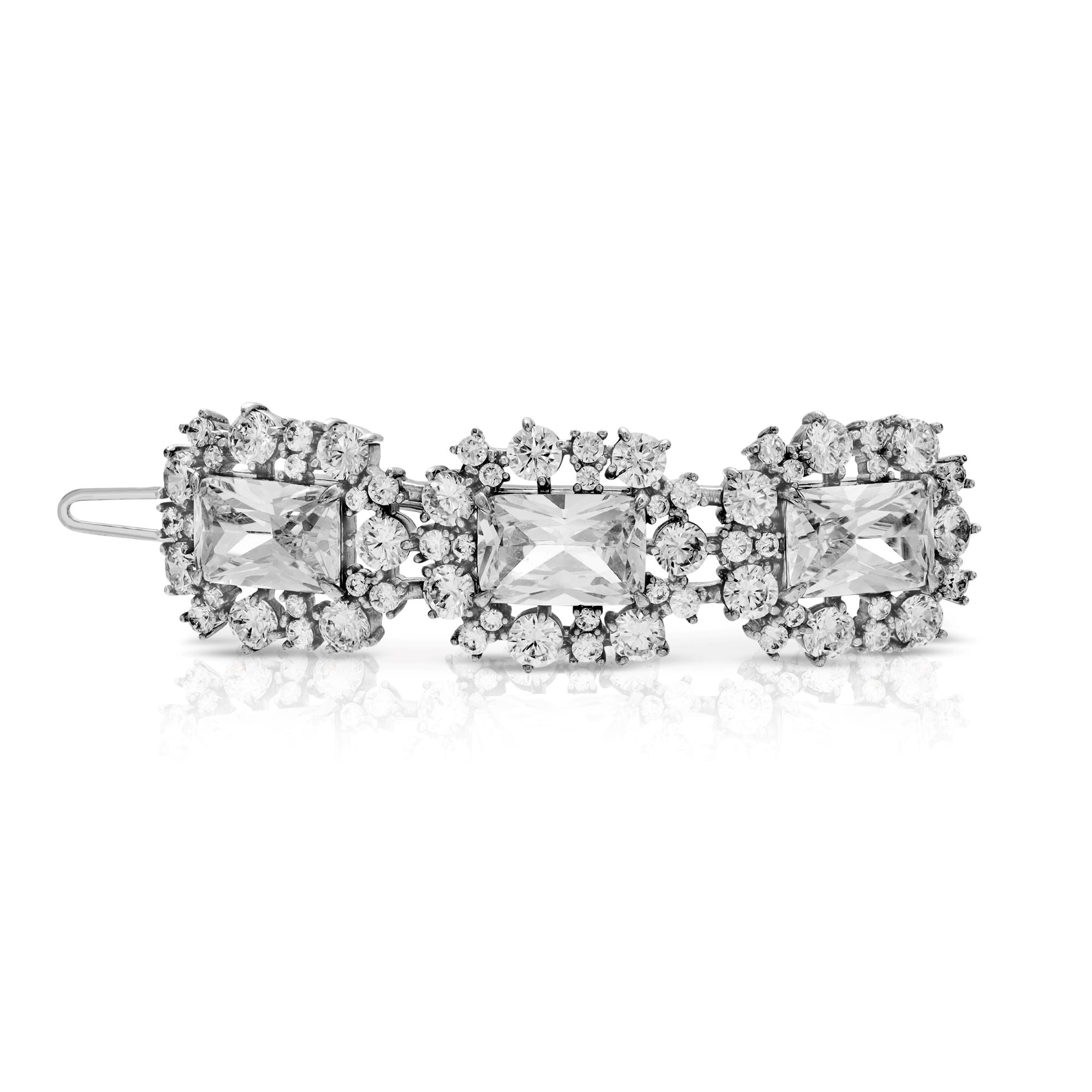SSA2100153-Cubic Zirconia Stone Brass Metal