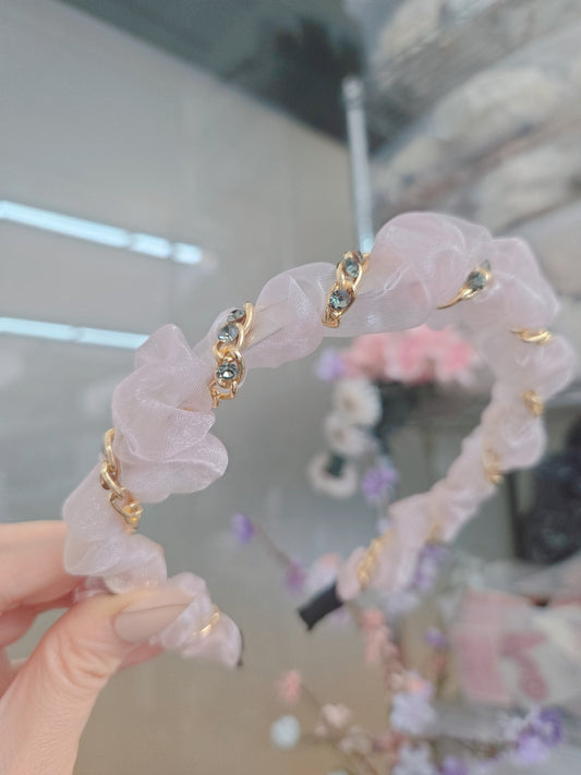 1 Pink Chain Princess Hairband