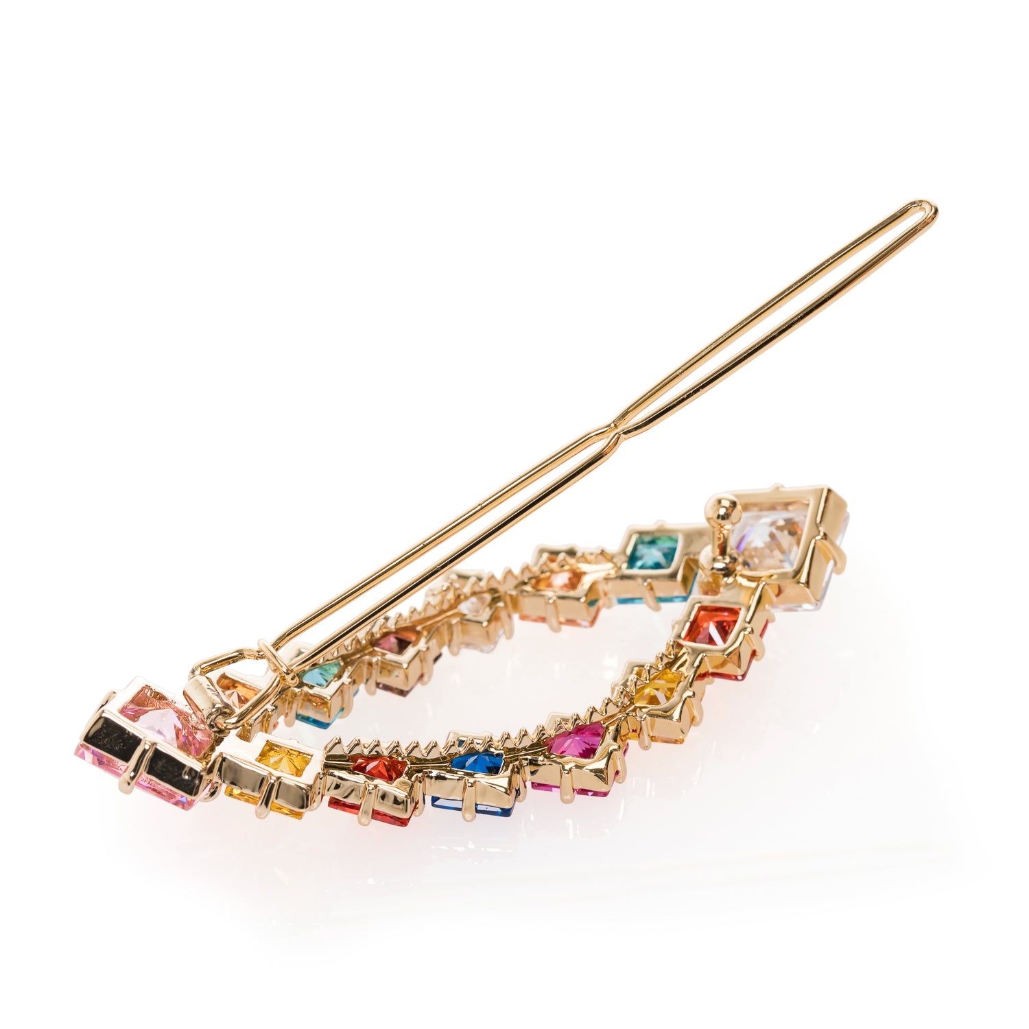 SSA210034-Cubic Zirconia Stone Brass Metal